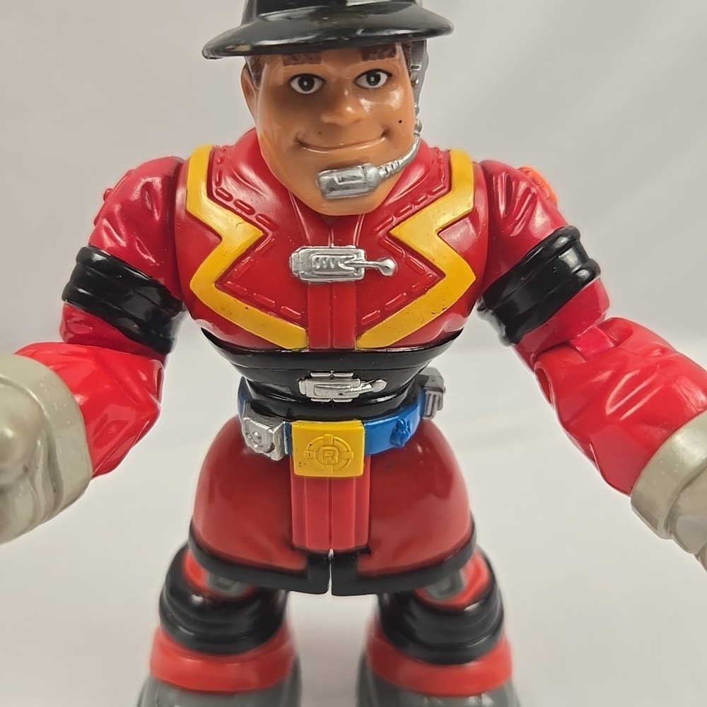 Rescue Heroes Mattel Fisher Price 2000 Firefighter Action Figures Vintage - Picture 2 of 6